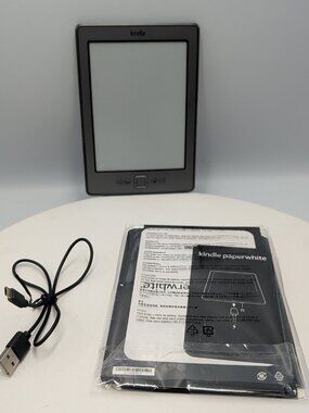 Amazon Kindle 4th Gen D01100 6" ereader 2GB Wi-Fi Black Reset Unregistered